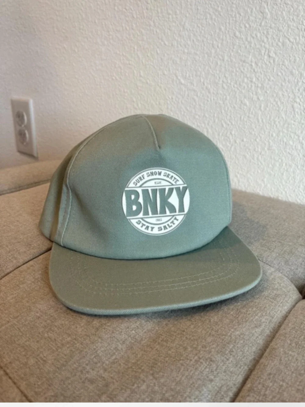 Binky Bro Sage Green Snapback Hat Infant